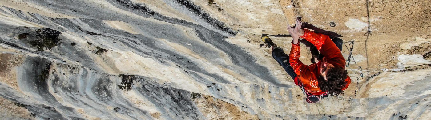 Jacopo Larcher su “Tom’ et je ris”, Verdon, France. Foto dal suo sito ufficiale.
